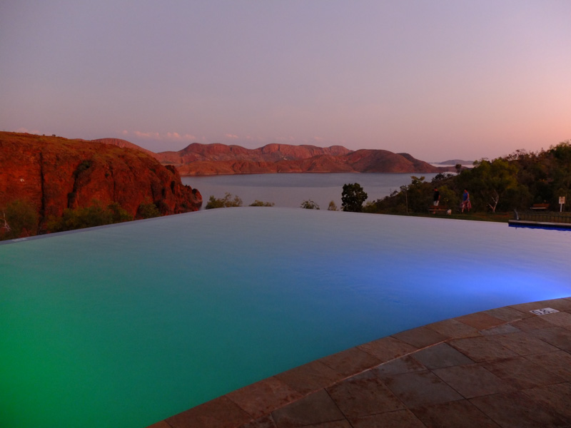 The Lake Argyll Holiday Park infinity pool